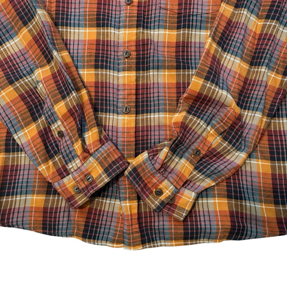 PATAGONIA Cotton Fjord Flannel 
Tartan Plaid Button Down Shirt, Sz M - Picture 8 of 14